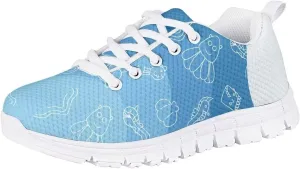 Hawapod Casual Little Kid Sneakers Walking Athletic Running Shoe Girls Boys Footwear