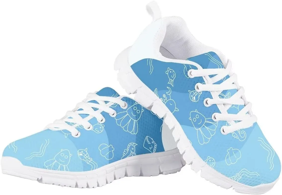 Hawapod Casual Little Kid Sneakers Walking Athletic Running Shoe Girls Boys Footwear