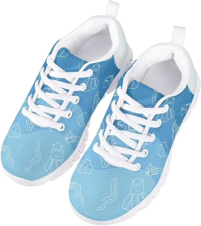 Hawapod Casual Little Kid Sneakers Walking Athletic Running Shoe Girls Boys Footwear
