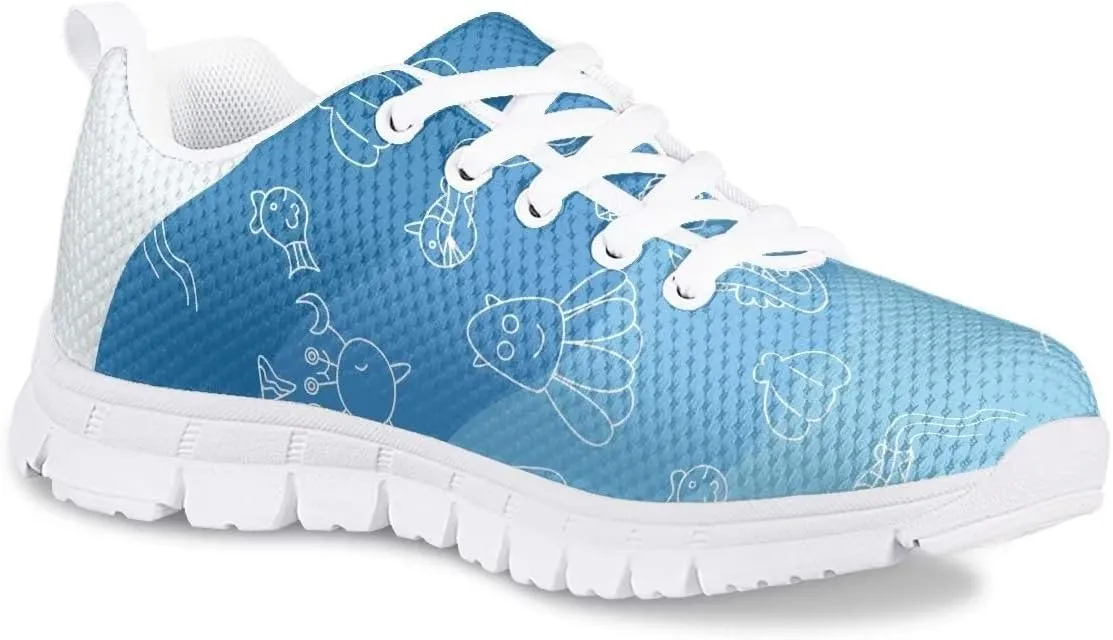 Hawapod Casual Little Kid Sneakers Walking Athletic Running Shoe Girls Boys Footwear