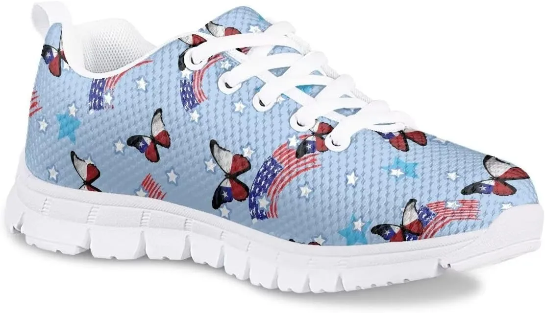 Hawapod Lace Up Sneakers for Girls Casual Fashion Cute Flat Girls' Running Shoes