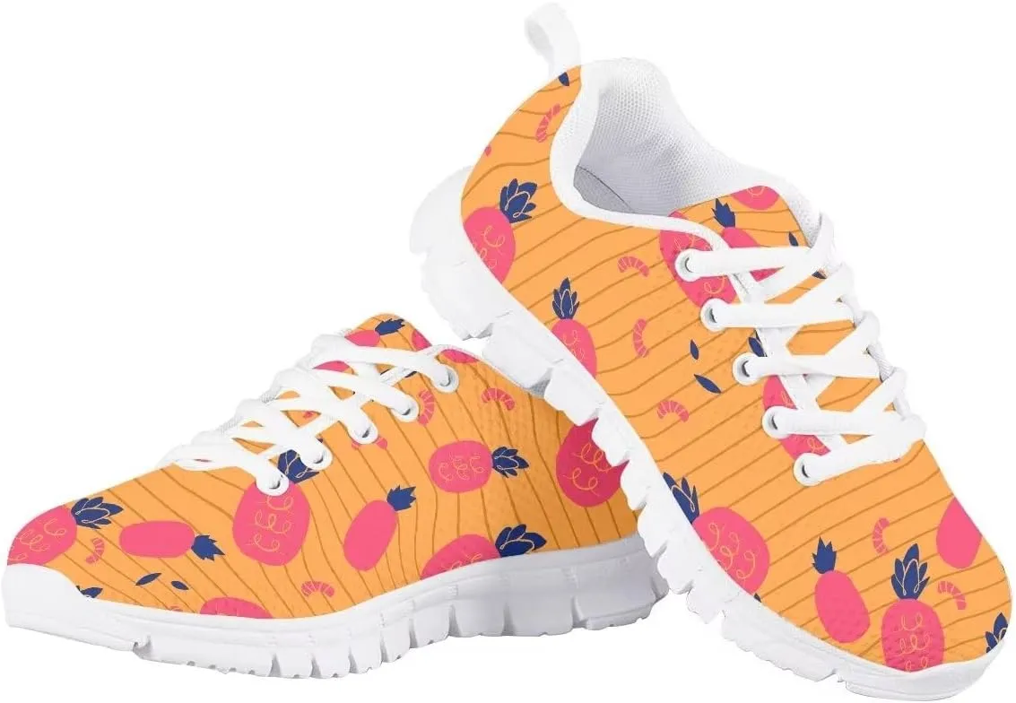 Hawapod Little Girls Sneakers Tennis Shoes for Kids Girls Boys Flat Running Shoe