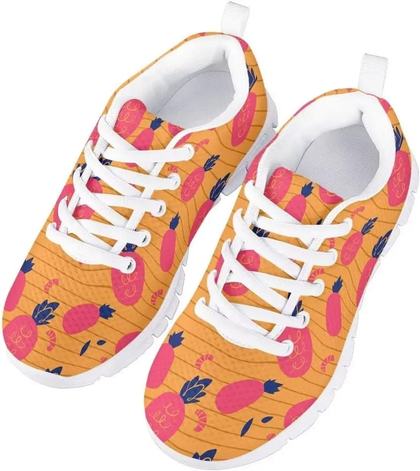 Hawapod Little Girls Sneakers Tennis Shoes for Kids Girls Boys Flat Running Shoe