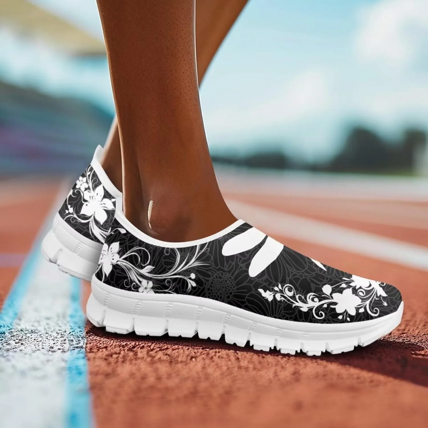 Insects Slip On Shoes for Women Comfort Low Top Mesh Loafers Sneakers Men Classic Casual Walking Trainer Shoes