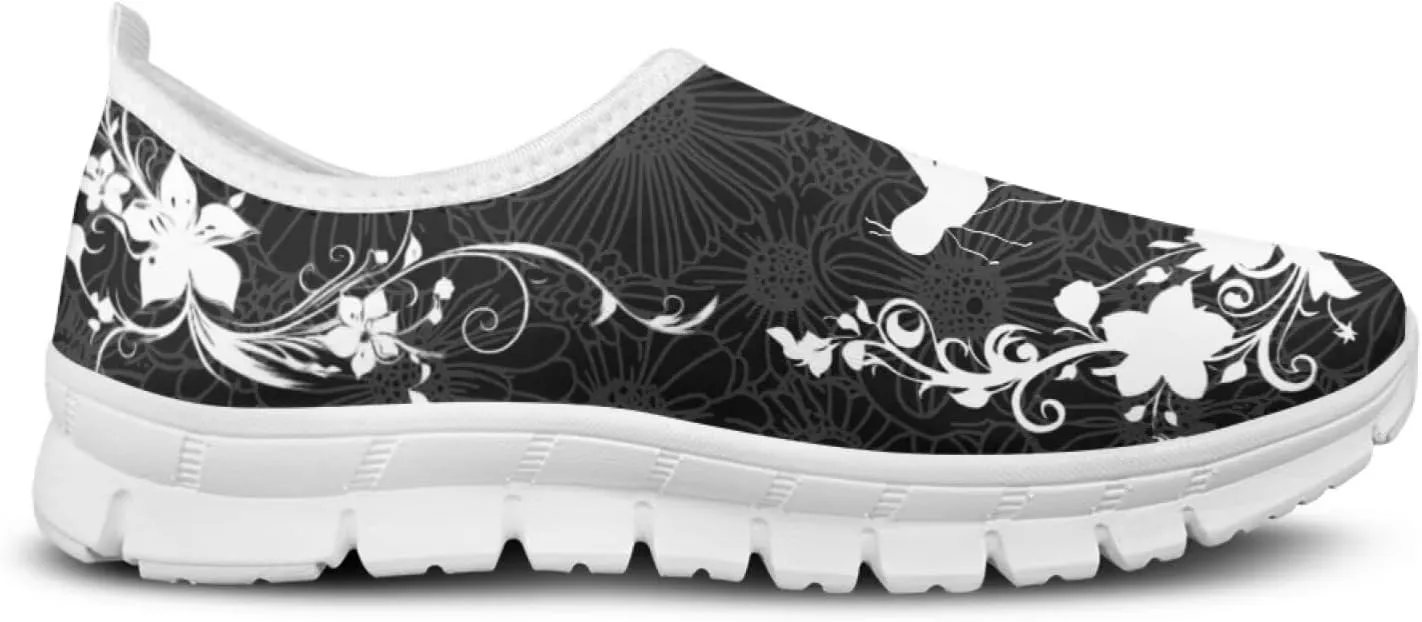 Insects Slip On Shoes for Women Comfort Low Top Mesh Loafers Sneakers Men Classic Casual Walking Trainer Shoes