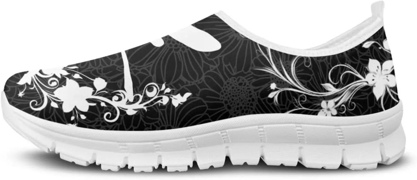Insects Slip On Shoes for Women Comfort Low Top Mesh Loafers Sneakers Men Classic Casual Walking Trainer Shoes