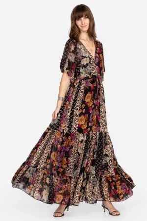 JOHHNY WAS ISABIS TIERED MAXI DRESS