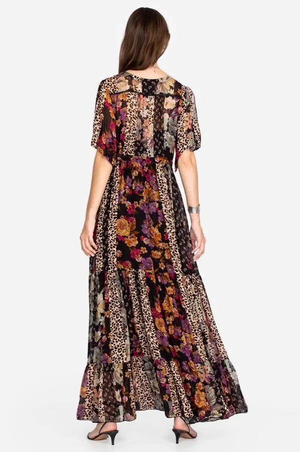 JOHHNY WAS ISABIS TIERED MAXI DRESS