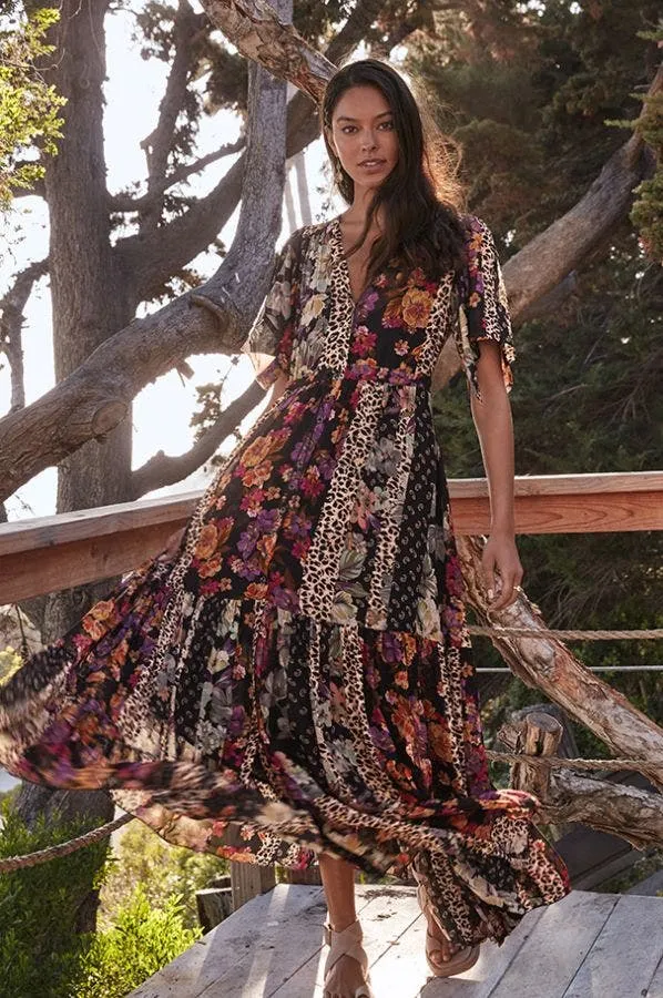 JOHHNY WAS ISABIS TIERED MAXI DRESS