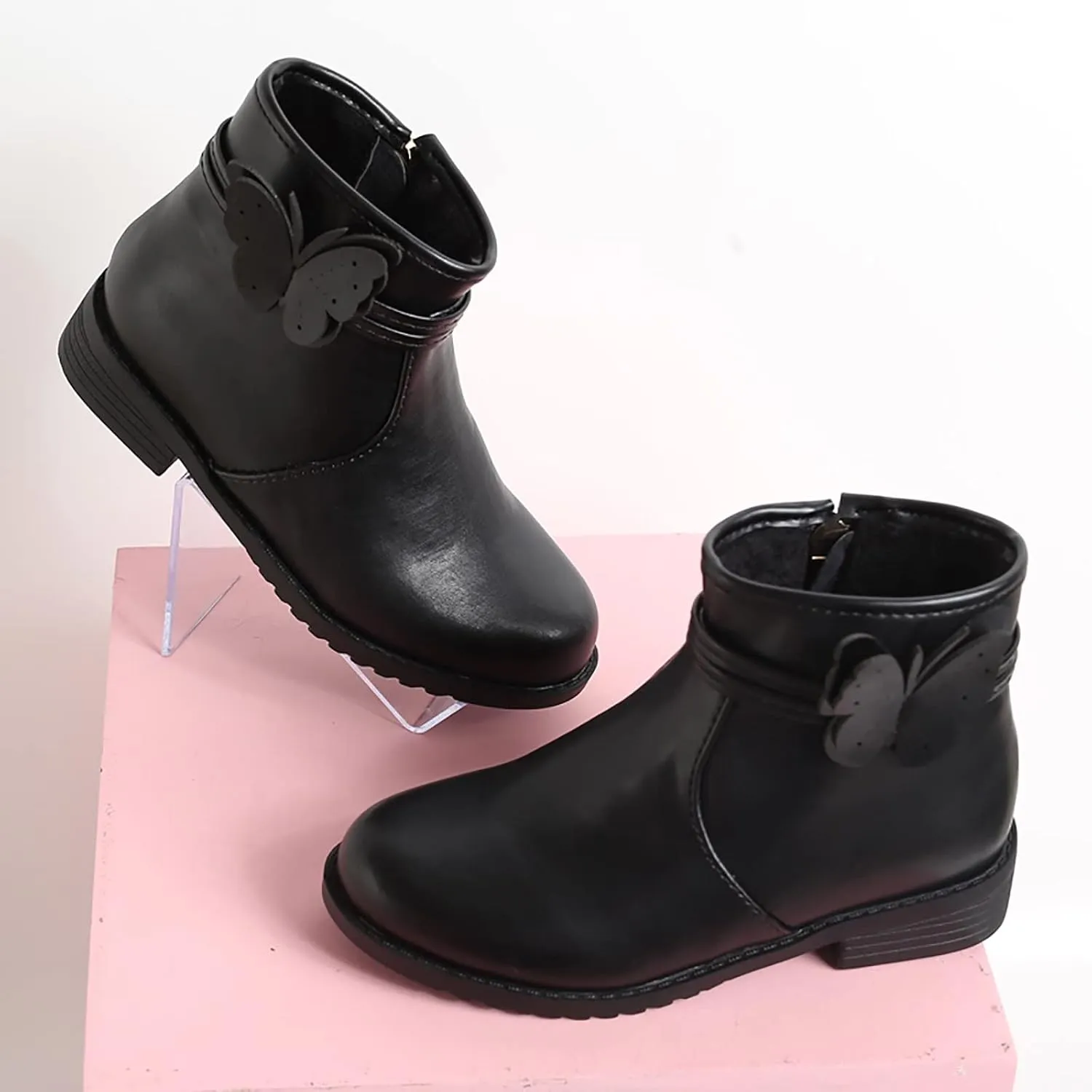 Kids Horseback Riding Boots Girls Children Shoes Scrub Boots Shoes Waterproof Leather Short Rubber Boot Socks Girls