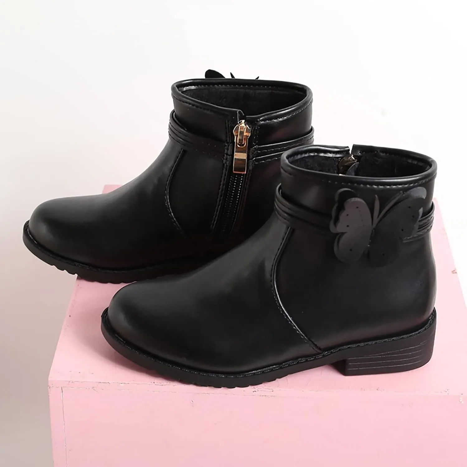 Kids Horseback Riding Boots Girls Children Shoes Scrub Boots Shoes Waterproof Leather Short Rubber Boot Socks Girls
