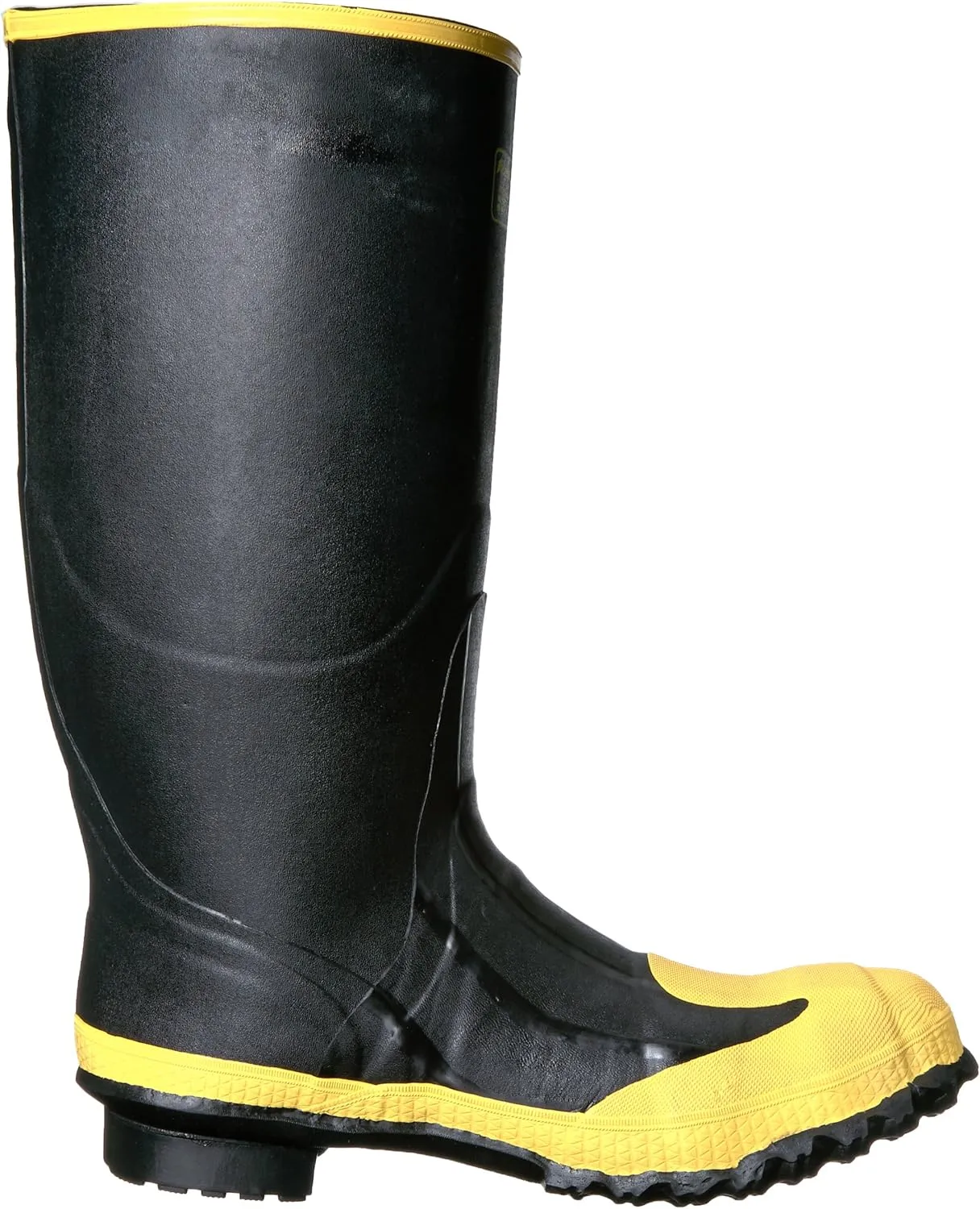 LaCrosse Meta 16 Mens Steel Toe Rain Boots with Premium Natural Rubber Construction, Grippy Trac-Lite Outsole, and EVA Footbed