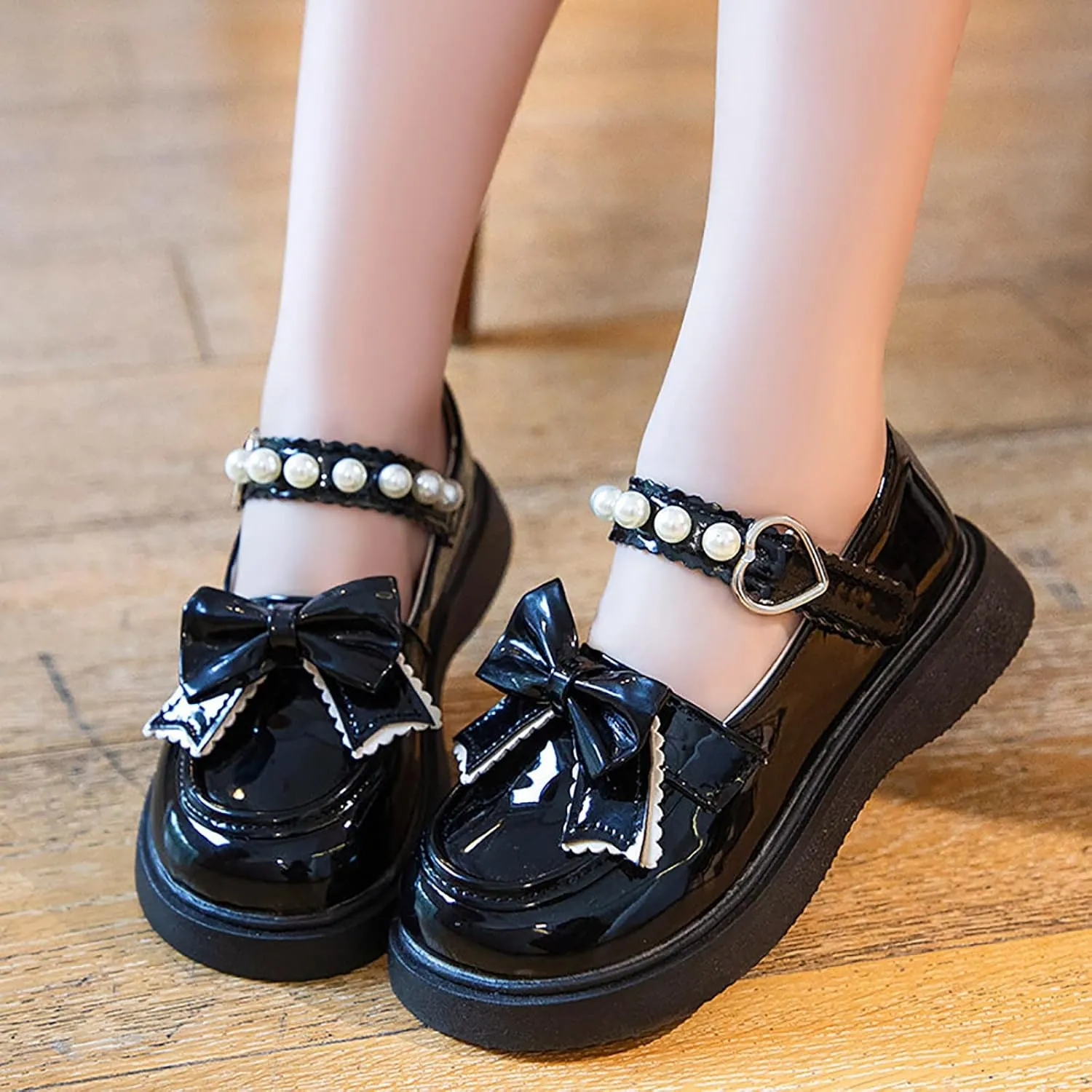 Little Girl Furry Slippers Girls Dress Shoes Wedding Bowknot Girl Shoes Princess Party School Shoes Sandals for Toddlers