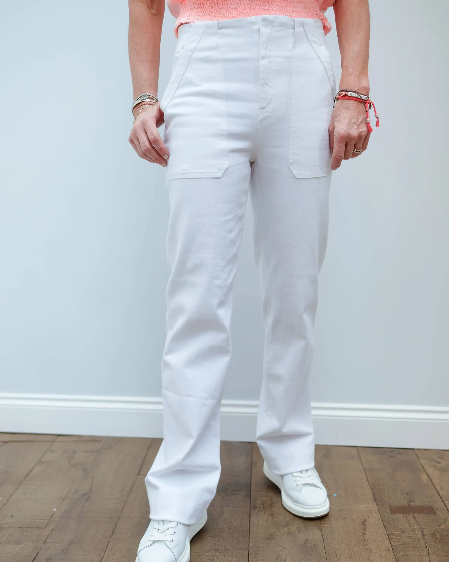 LOR Barria comfort denim in white