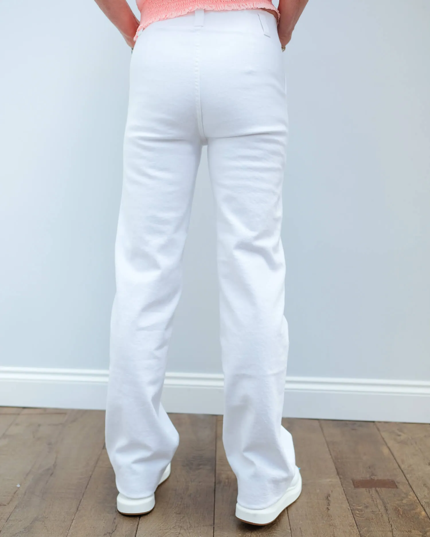 LOR Barria comfort denim in white