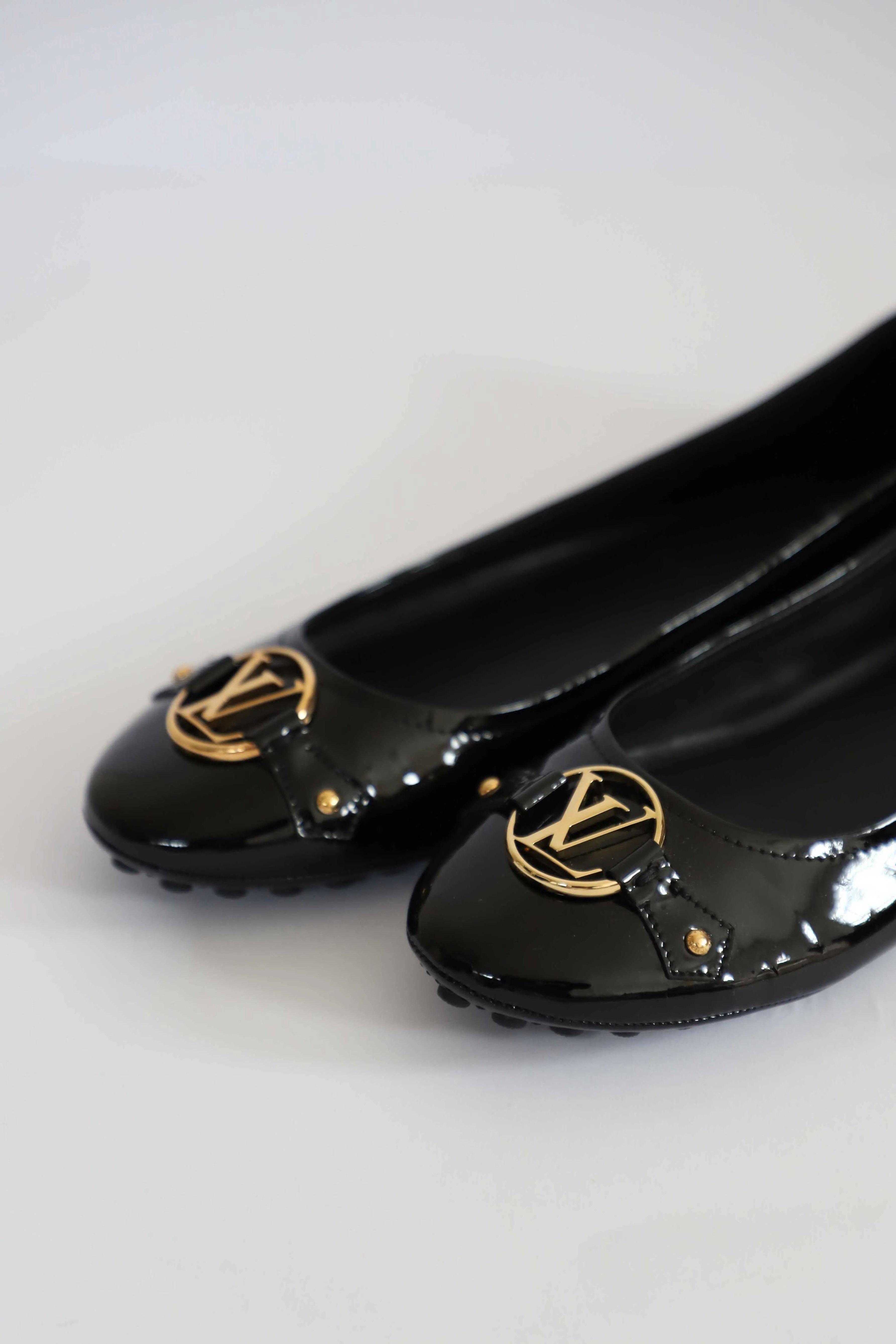 Louis Vuitton Patent Leather Ballerina Flats