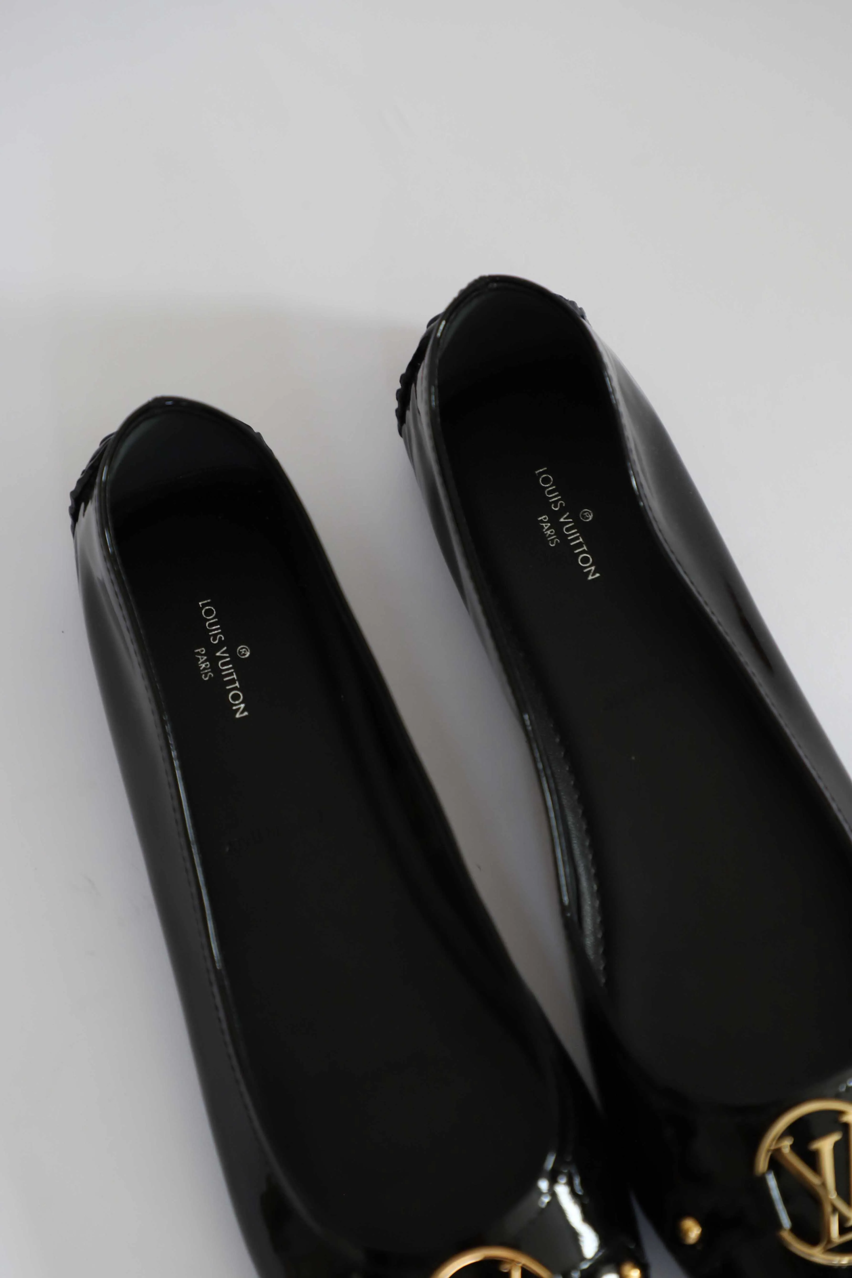 Louis Vuitton Patent Leather Ballerina Flats