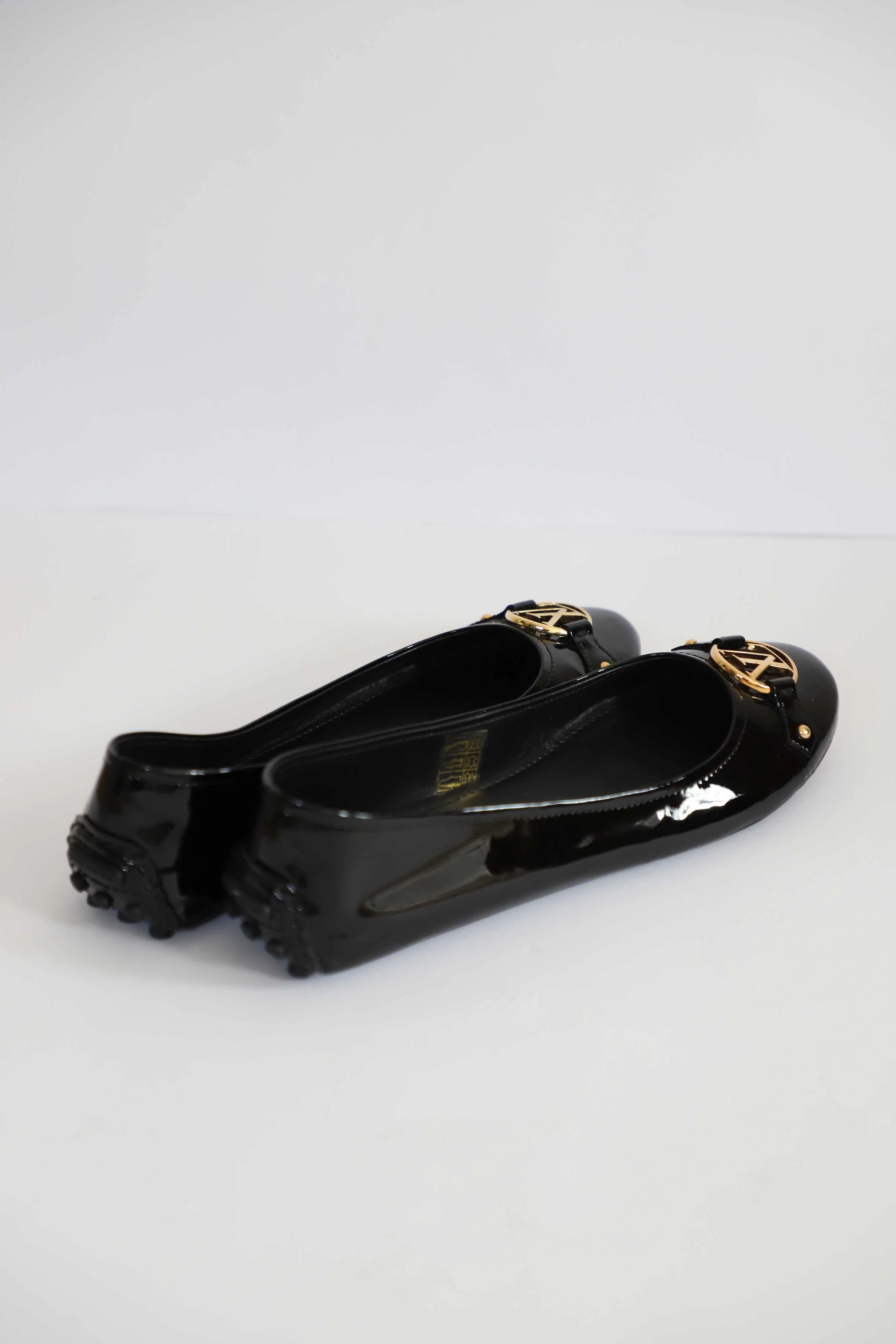 Louis Vuitton Patent Leather Ballerina Flats