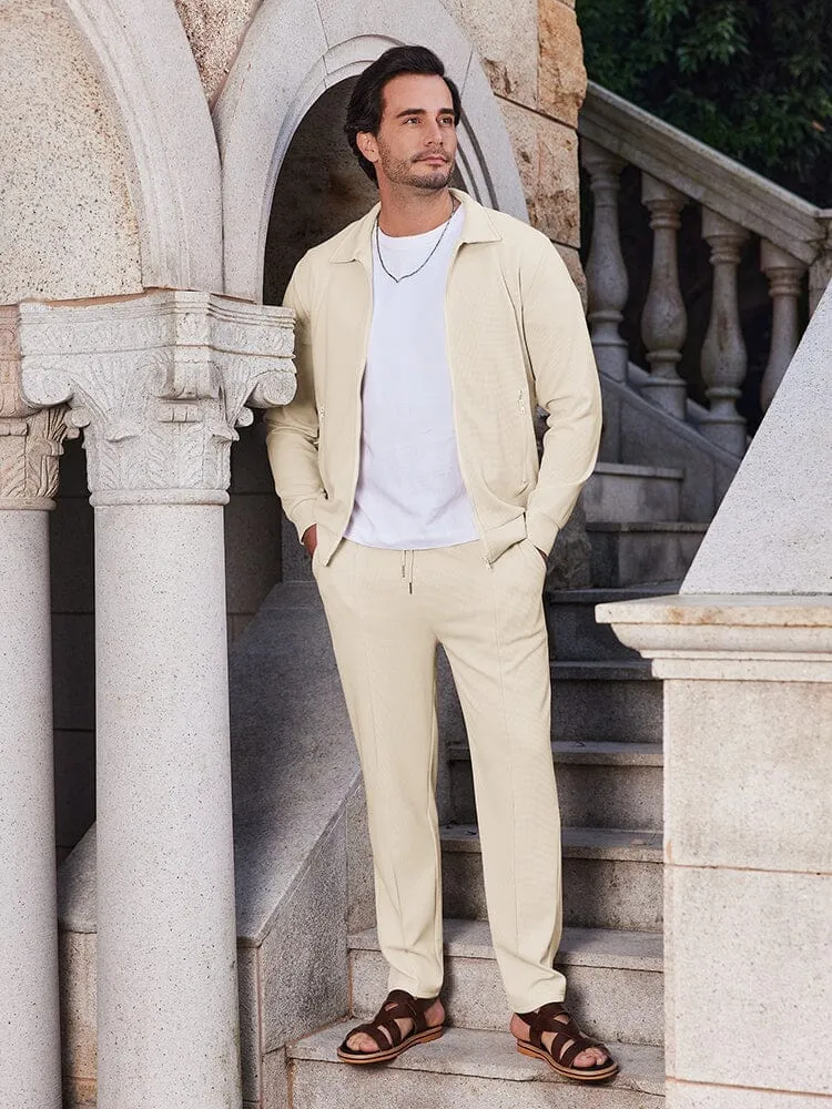 Luciano Riviera Textured Travel Set