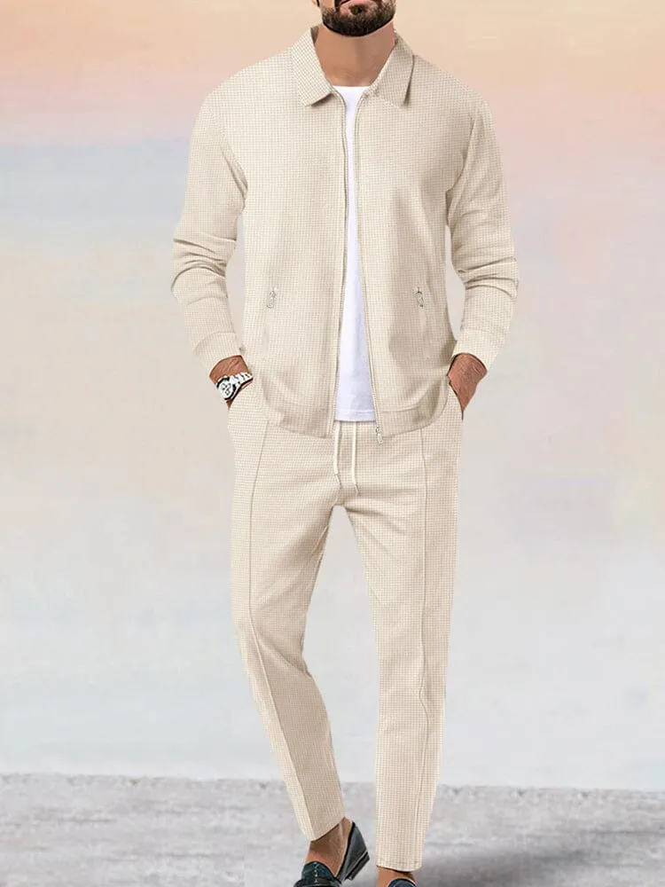 Luciano Riviera Textured Travel Set