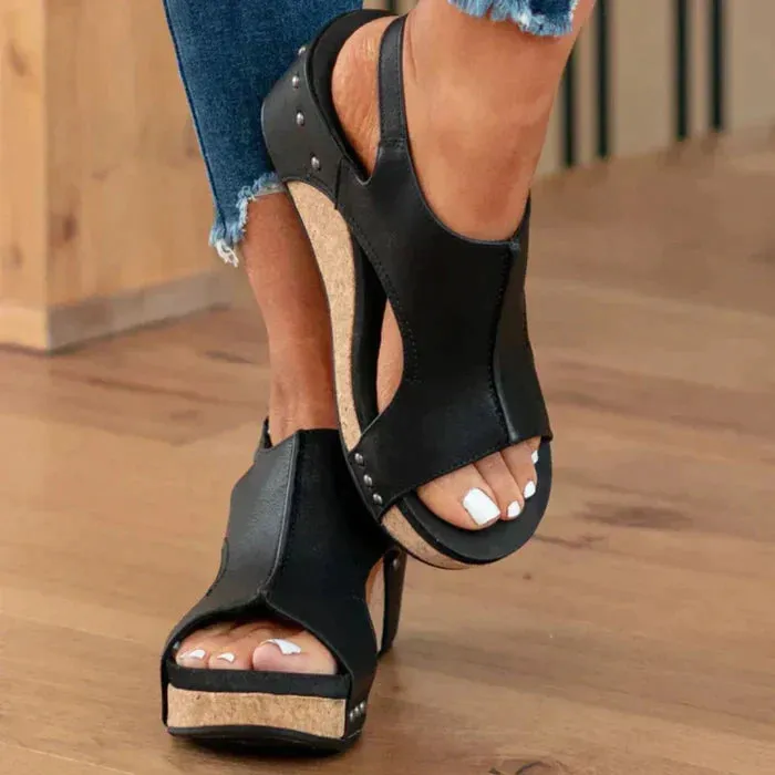 Madeline | Stylish Wedge Sandals