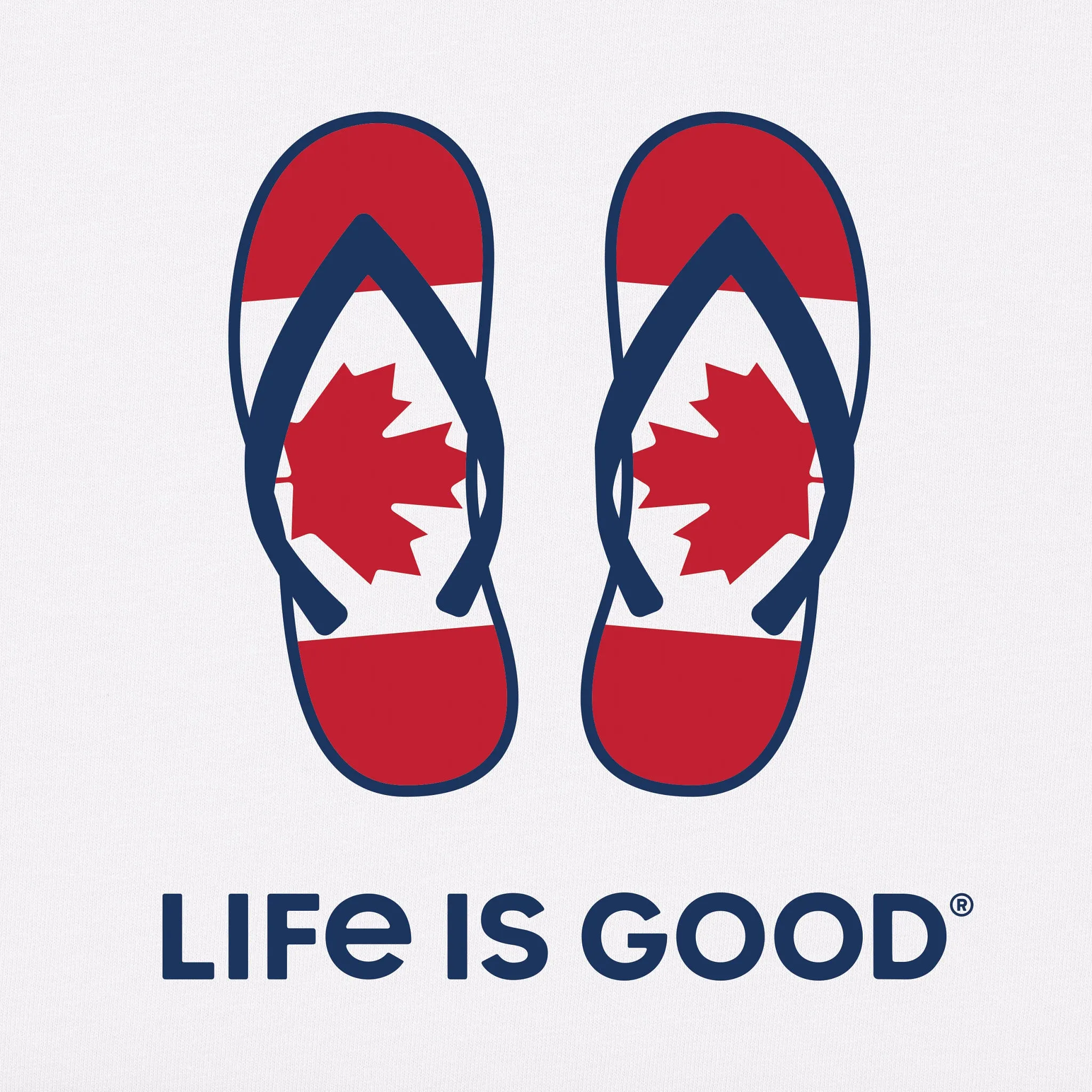 Men's Canadian Flip Flops Short Sleeve Tee