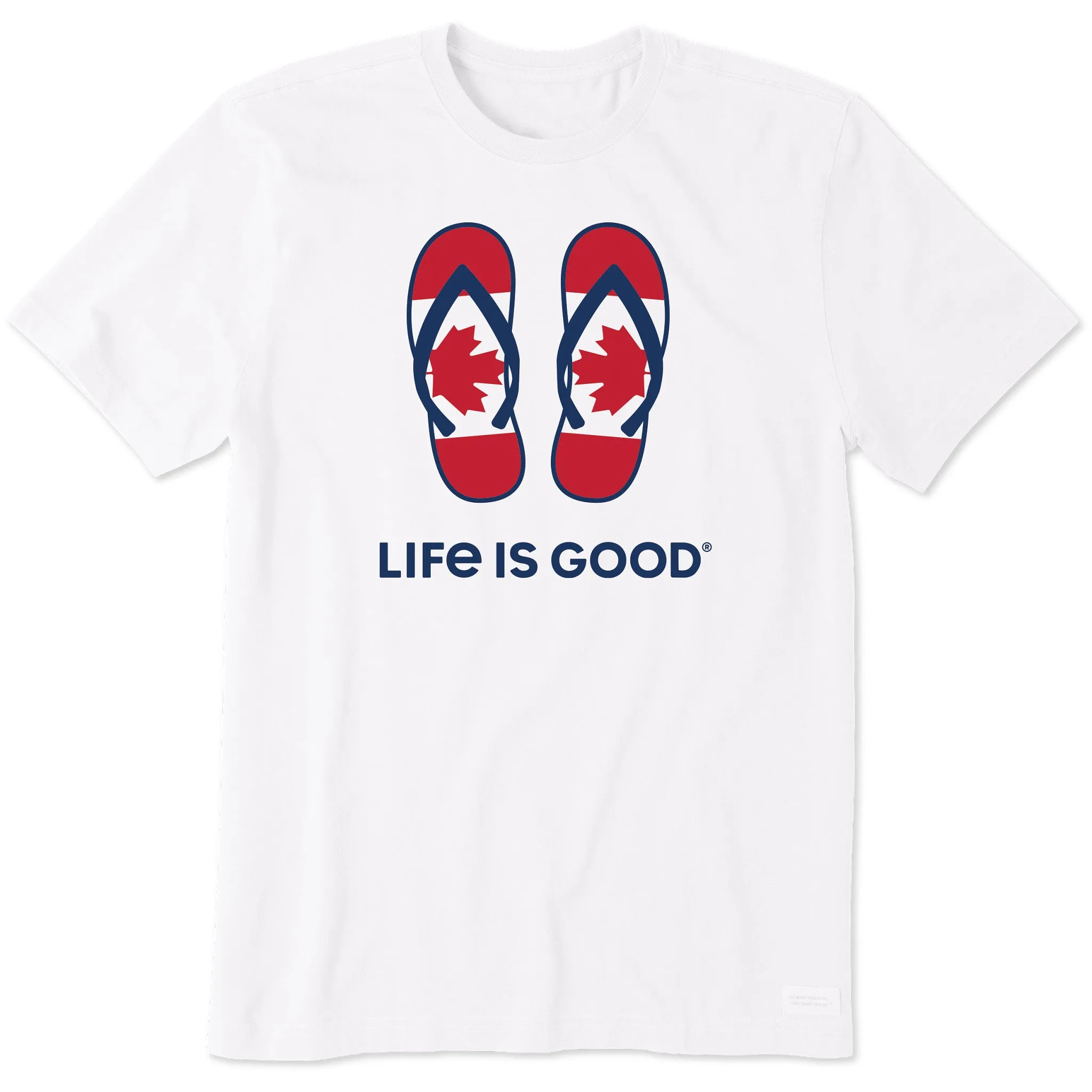 Men's Canadian Flip Flops Short Sleeve Tee