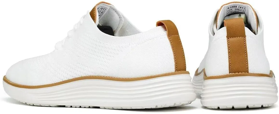 Mens Casual Dress Shoes Fashion Walking Sneakers Mesh Business Oxfords Work Lightweight Soft Sole Zapatos