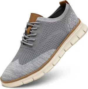 Mens Casual Dress Shoes Fashion Walking Sneakers Mesh Business Oxfords Work Lightweight Soft Sole