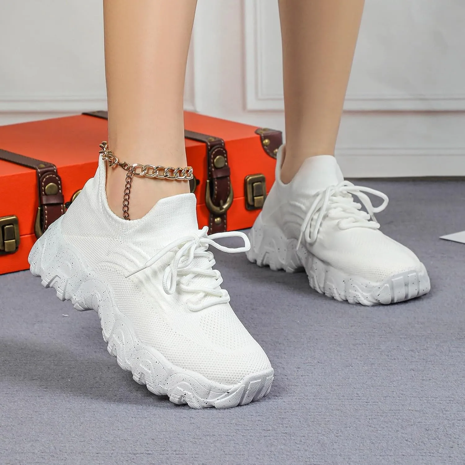 Orthopedic Shoes for Women Nurse Babe Comfort Wear Shoes Wide Orthowear Ortho Pro Shoe Mesh Breathable Non-Slip Work Sneakers Healthcare Classic Shoe Comfortable