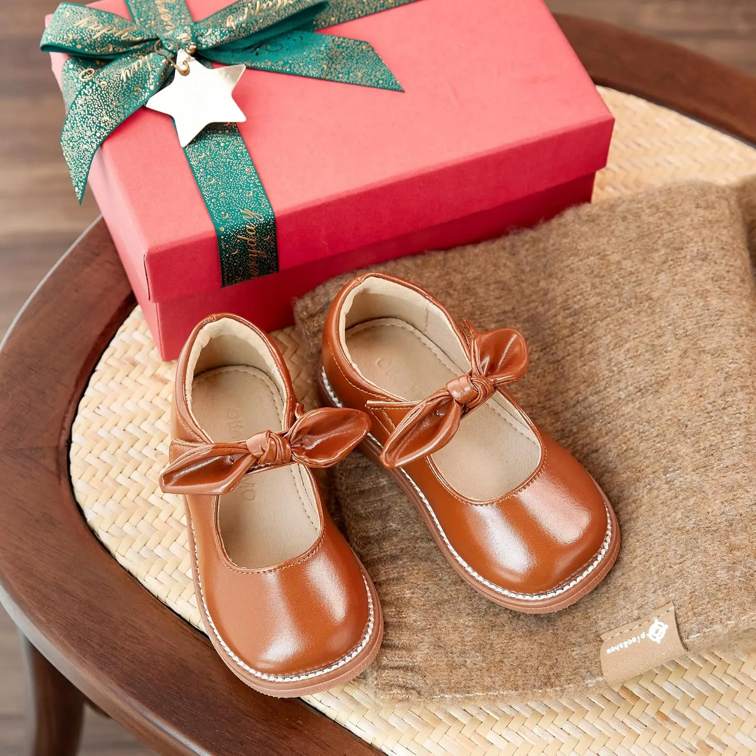 Otter MOMO Toddler/Little Girls Mary Jane Slip-on School Uniform Party Dress Shoes