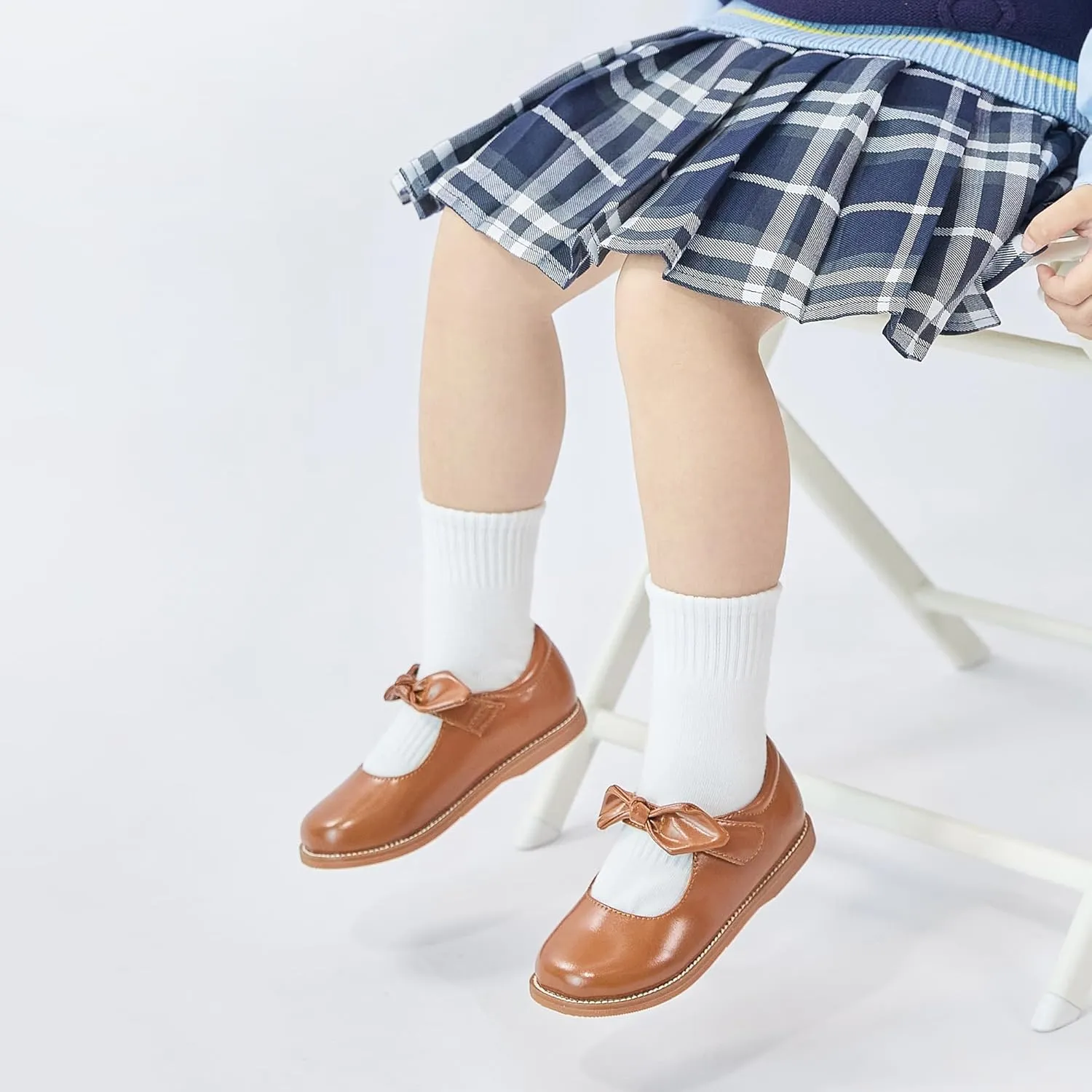 Otter MOMO Toddler/Little Girls Mary Jane Slip-on School Uniform Party Dress Shoes
