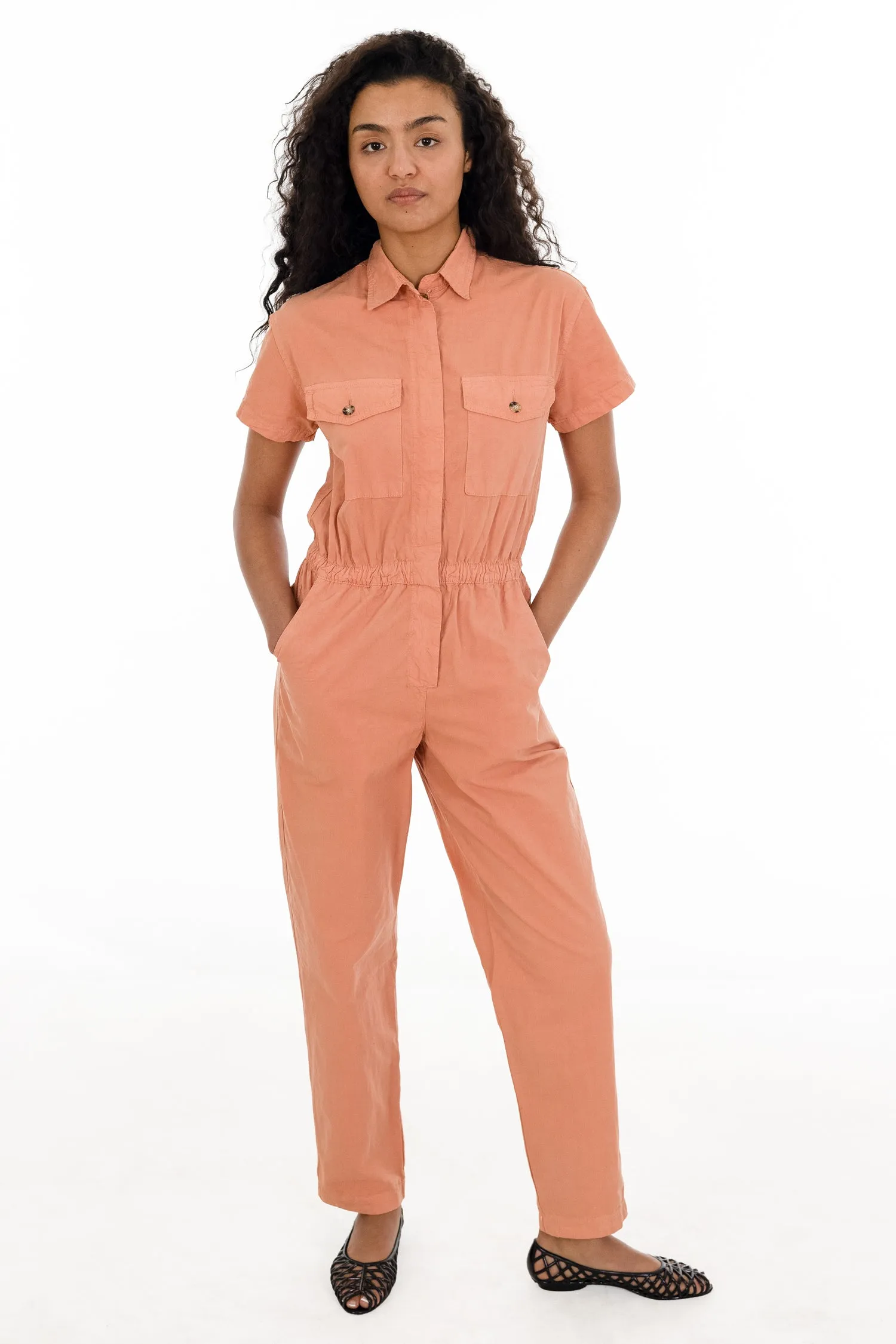 RJC3201GD - Short Sleeve Utility Jumpsuit