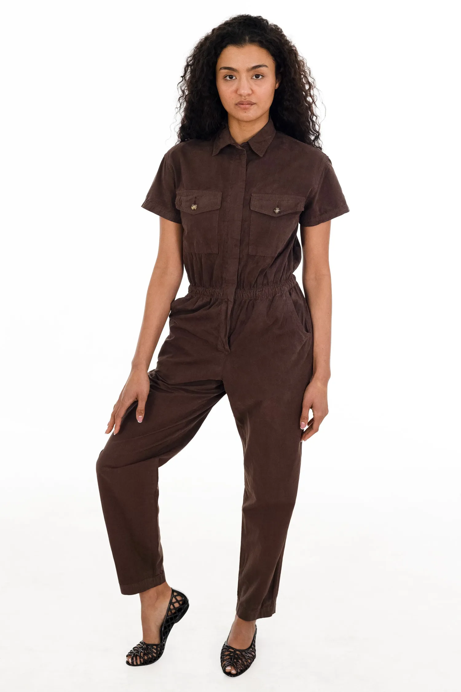 RJC3201GD - Short Sleeve Utility Jumpsuit