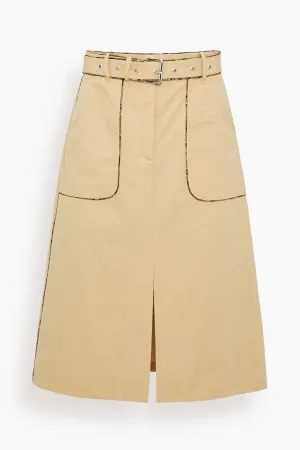 Sheraz Skirt in Beige