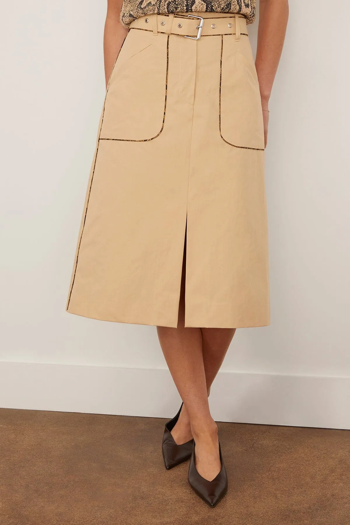 Sheraz Skirt in Beige