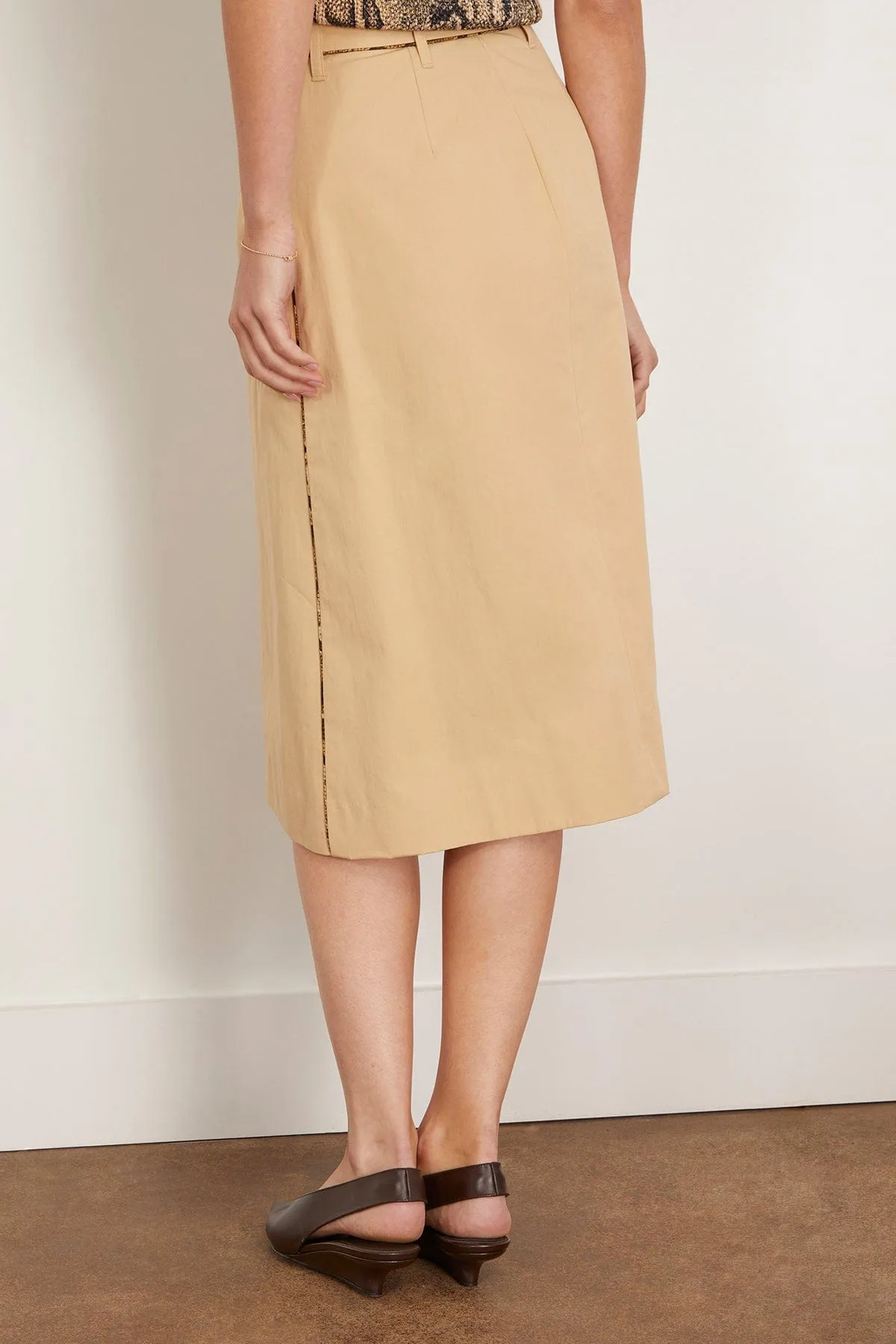 Sheraz Skirt in Beige