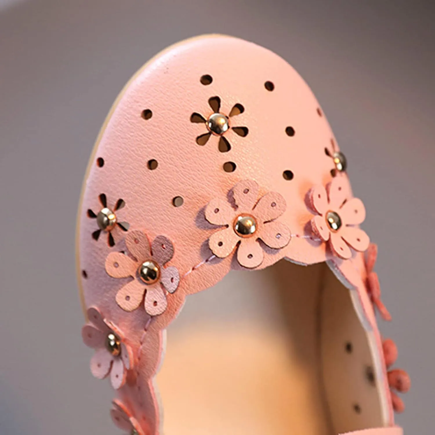 Shoes for Girls 9 Years Old Girls Princess Shoes Sandal Flower Shoes Hollow Flower Shoes Sandals Baby Girl Shoes Size 6