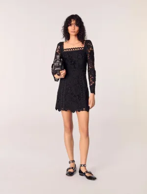 Short guipure dress
