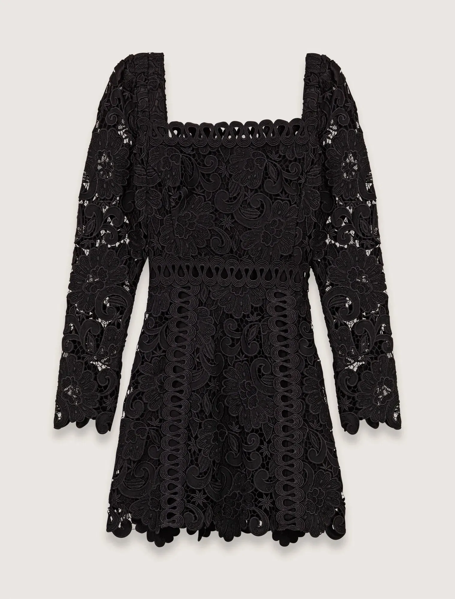Short guipure dress