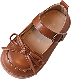 Size 12 Girls Boots Fashion Four Seasons Children Casual Shoes Girls Leather Shoes Flat Bottom Girl Costume Boot Covers