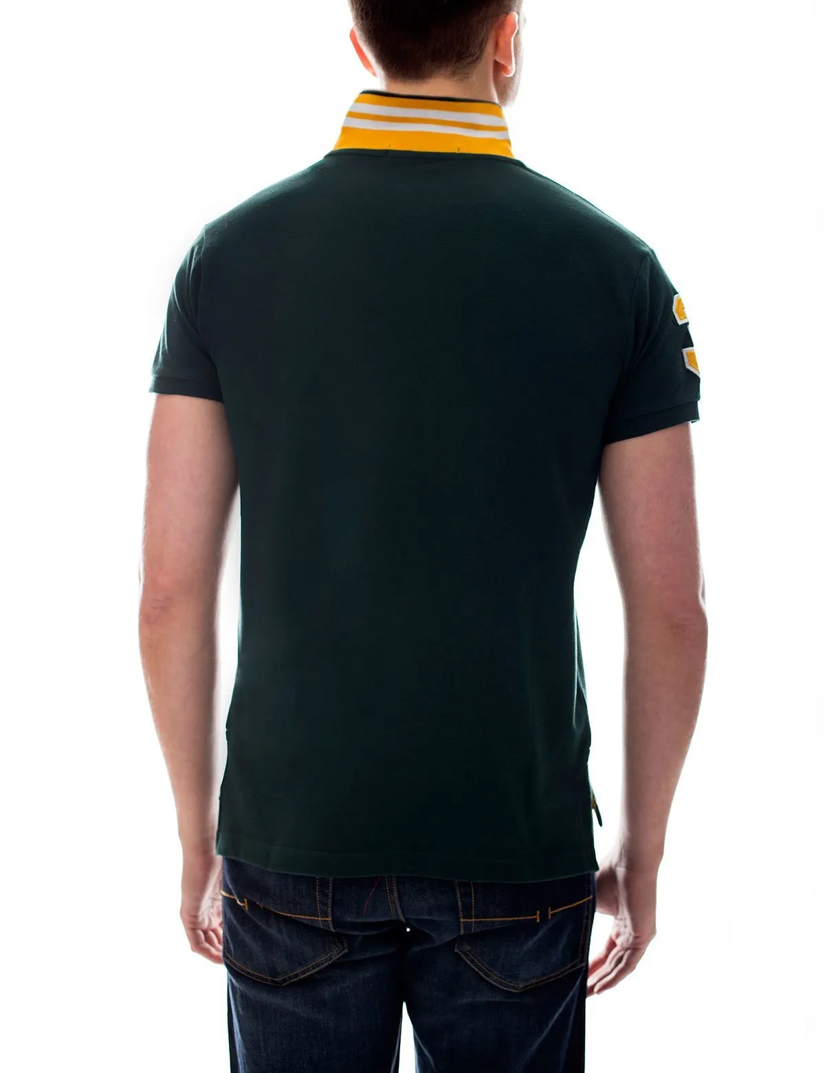 Slim Fit Pique Mesh Polo Shirt