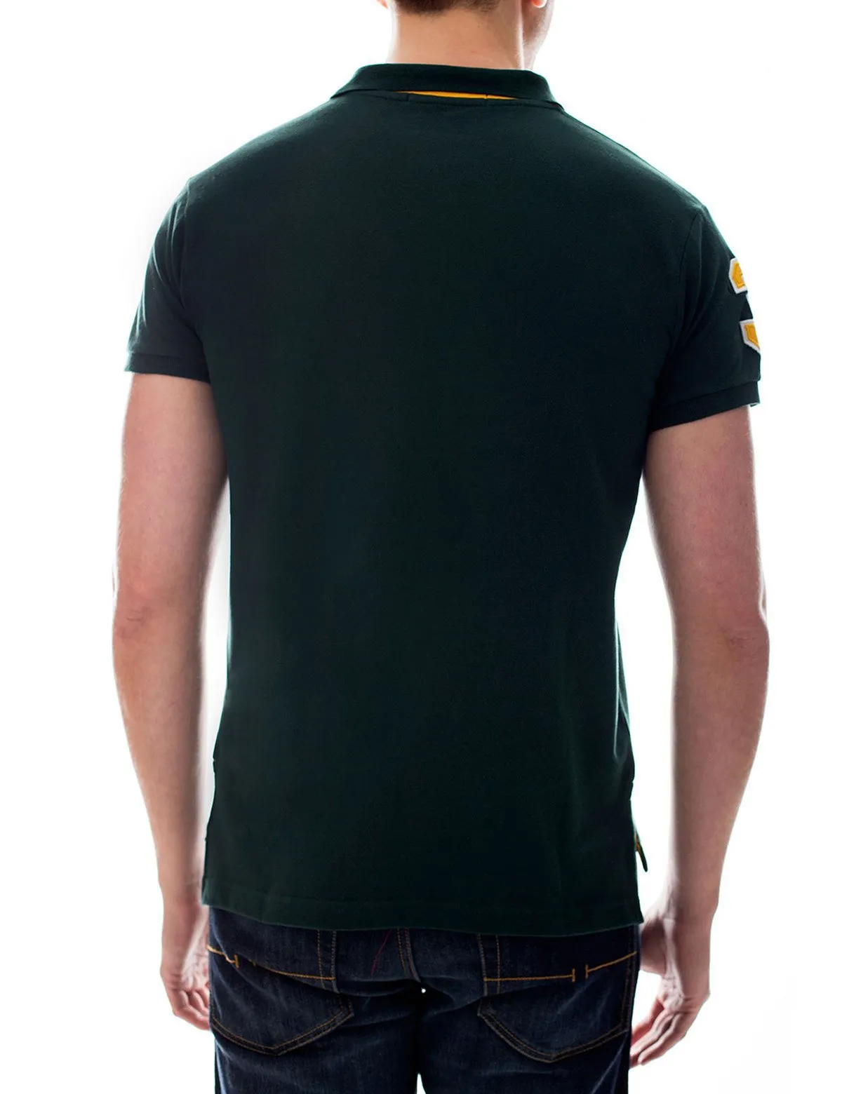 Slim Fit Pique Mesh Polo Shirt