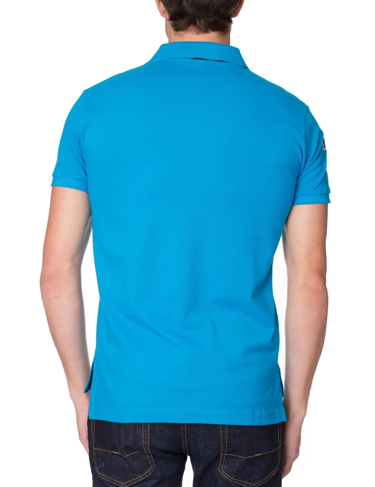 Slim Fit Pique Mesh Polo Shirt