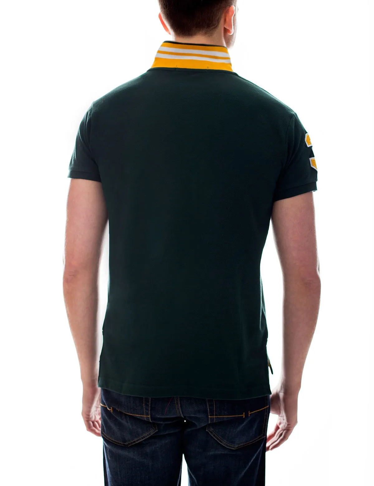 Slim Fit Pique Mesh Polo Shirt