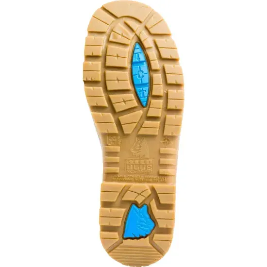 Steel Blue Wheat Hobart Steel Toe Cap Elastic Side Safety Boot (312101) (Pre-Order)