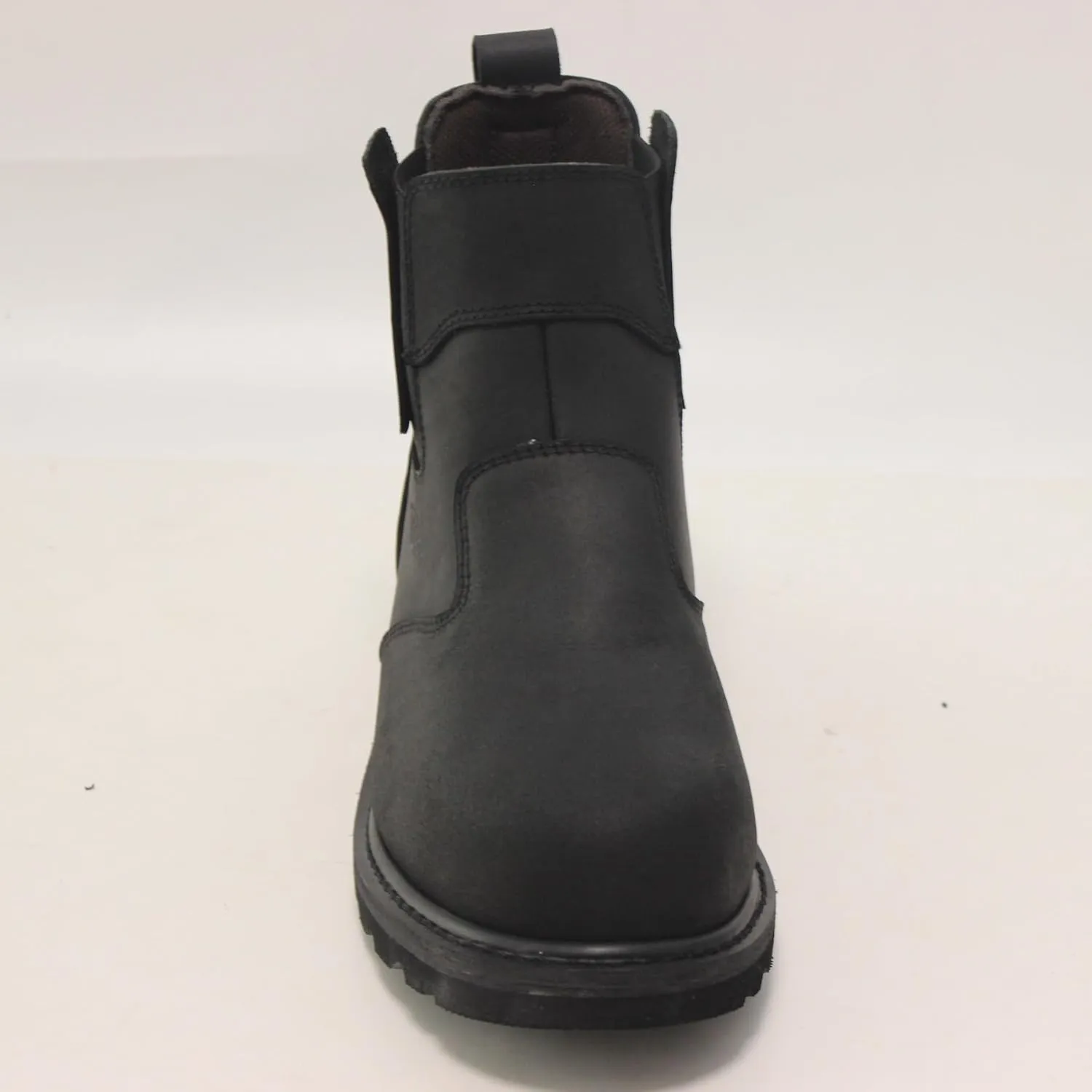 Steel Toe Safety Ankle Work Boots for Mens Made of Leather Comfortable Non-slip Waterproof Industrial Construction Safety Workboots  