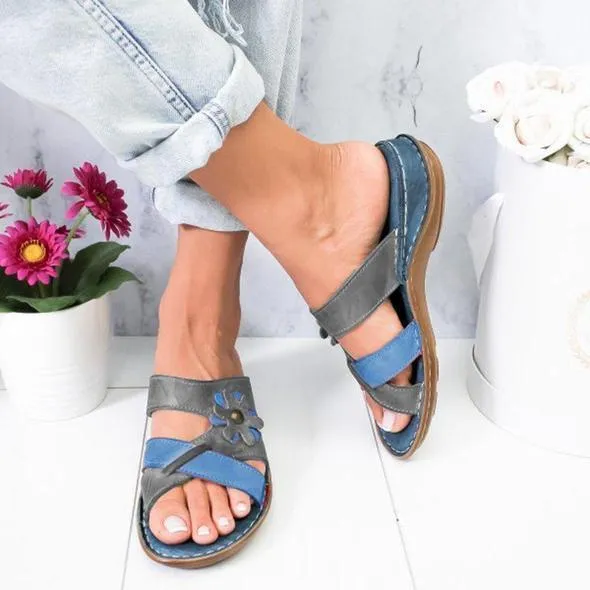 Summer Floral Comfortable Sandals