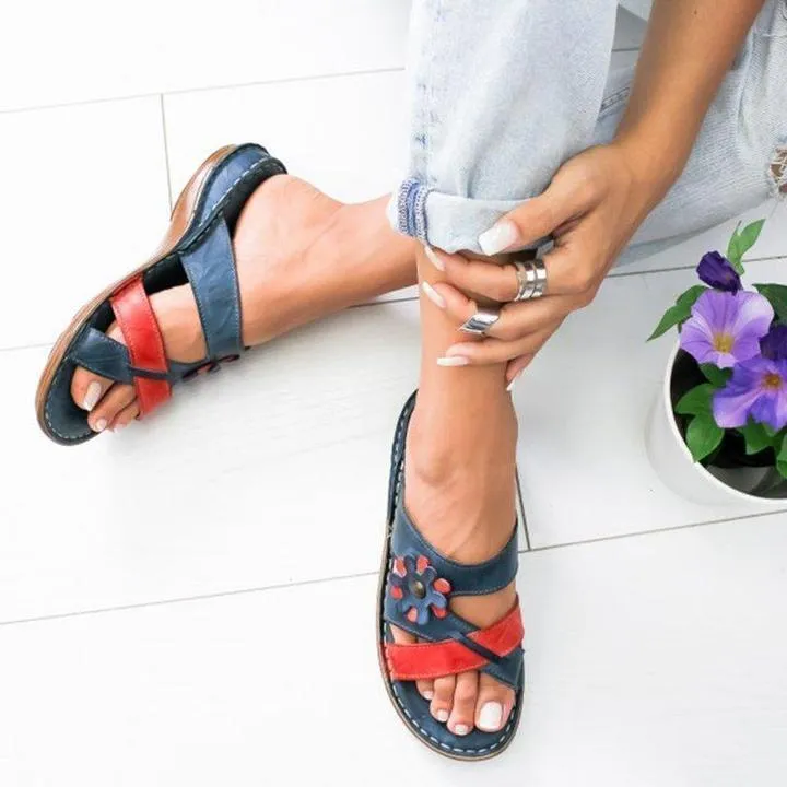 Summer Floral Comfortable Sandals