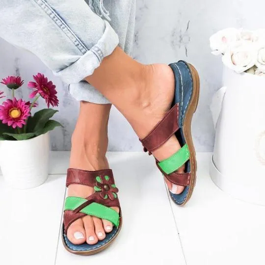 Summer Floral Comfortable Sandals